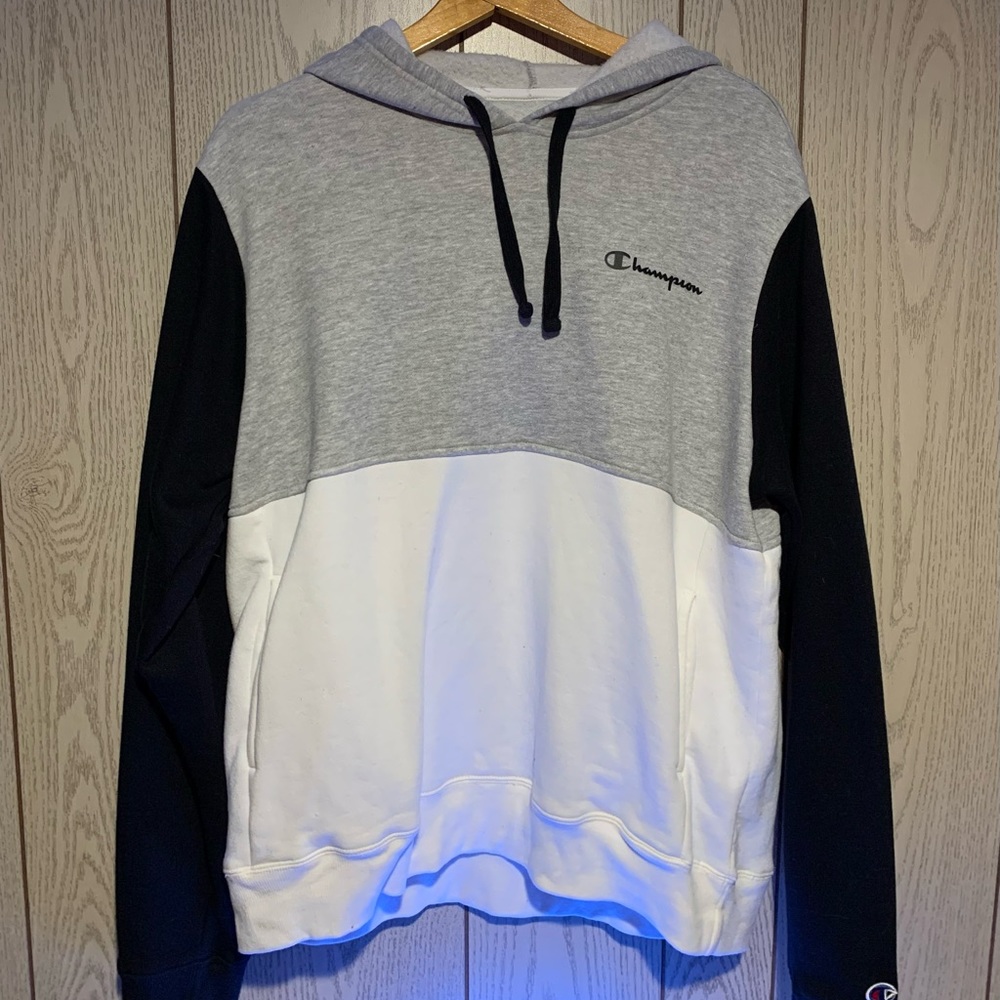 Champion Colorblock Fleece Hoodie Men’s L